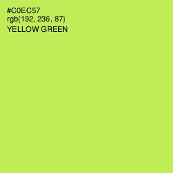 #C0EC57 - Yellow Green Color Image